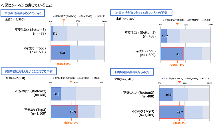 図2　不安に感じていること