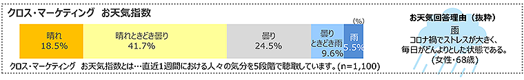 図　クロス・マーケティングお天気指数