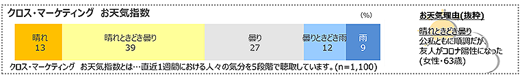 図　クロス・マーケティングお天気指数